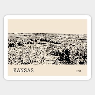 Kansas USA Sticker